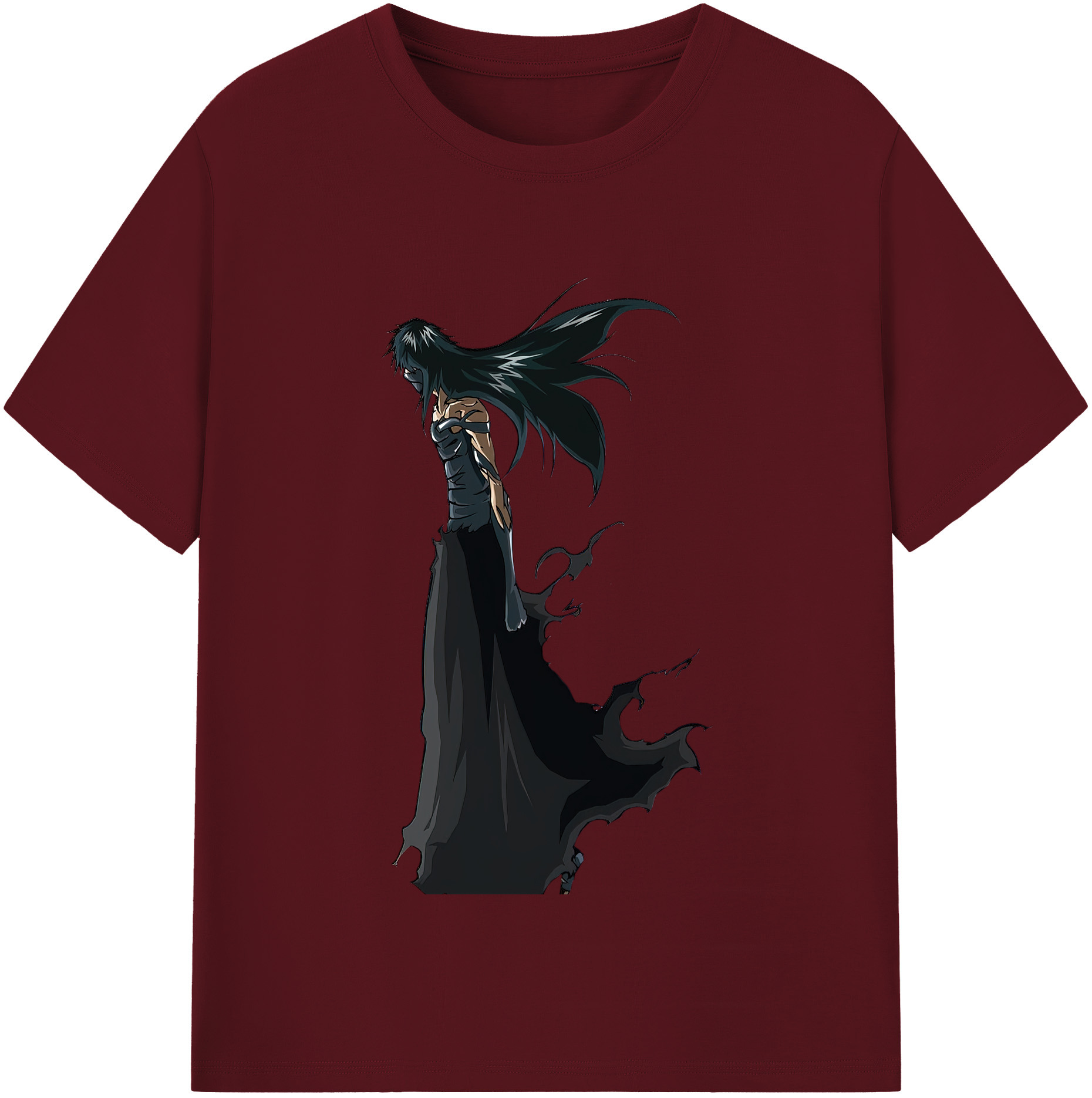 （画像用） ブリーチ 黒崎一護（くろさき いちご）BLEACH Kurosaki Ichigo 綿100％半袖Tシャツ（フロントプリント）
